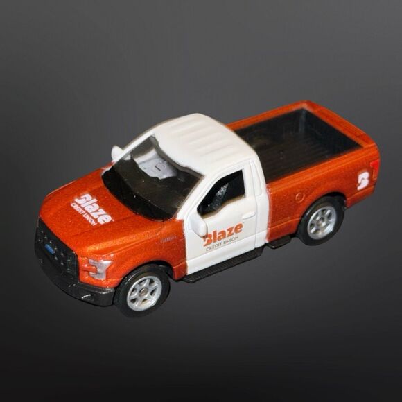 Maisto 2010 Ford F-150 STX Blaze Credit Union Pickup Truck - Picture 7 of 8